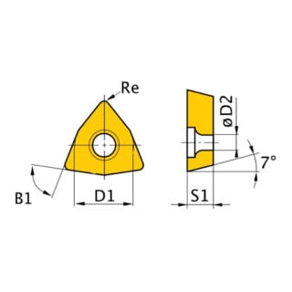 Optimum Ersatzwendeplatten ISO WCMT050308 5 Stück