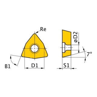 Optimum Ersatzwendeplatten ISO WNMG060408