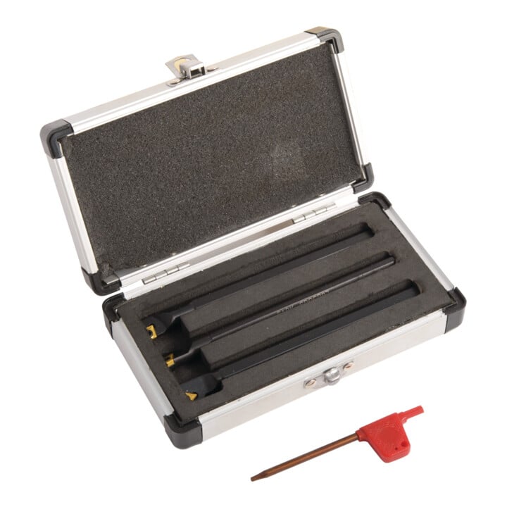 Optimum Innendrehstahl-Satz 12mm 3-teilig TIN-beschichtet