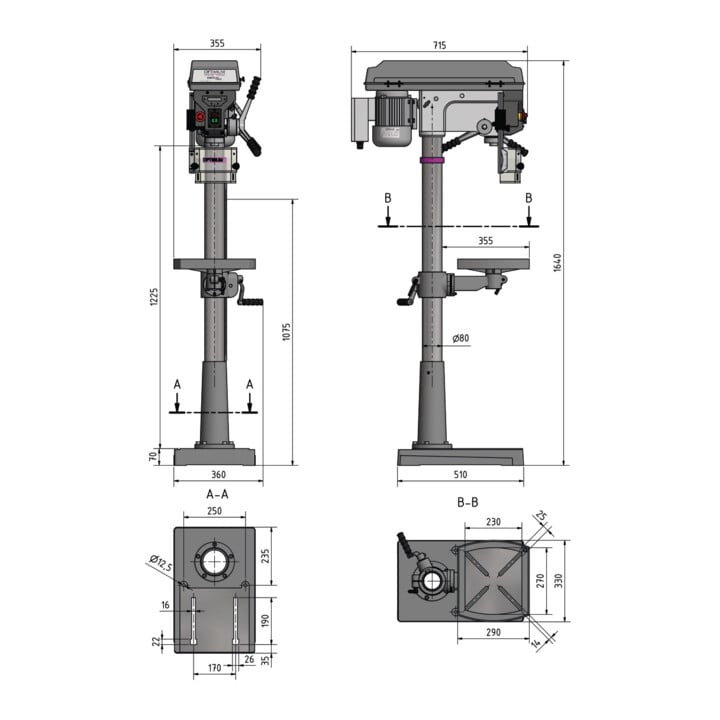 Optimum Kolomboormachine OPTIdrill D 26Pro
