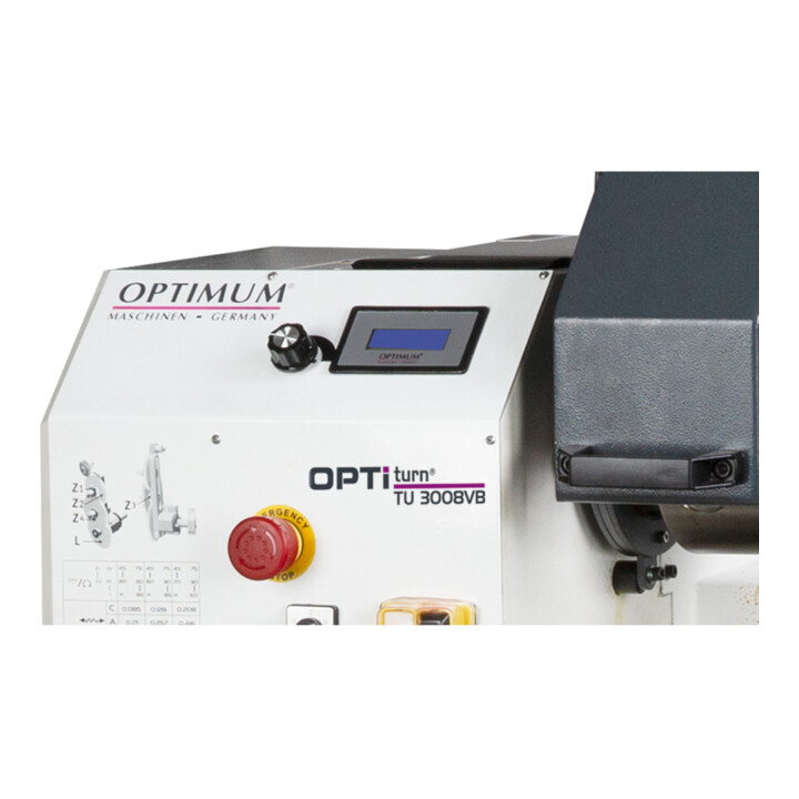 Optimum Leit- und Zugspindel-Drehmaschine OPTIturn TU 3008VB