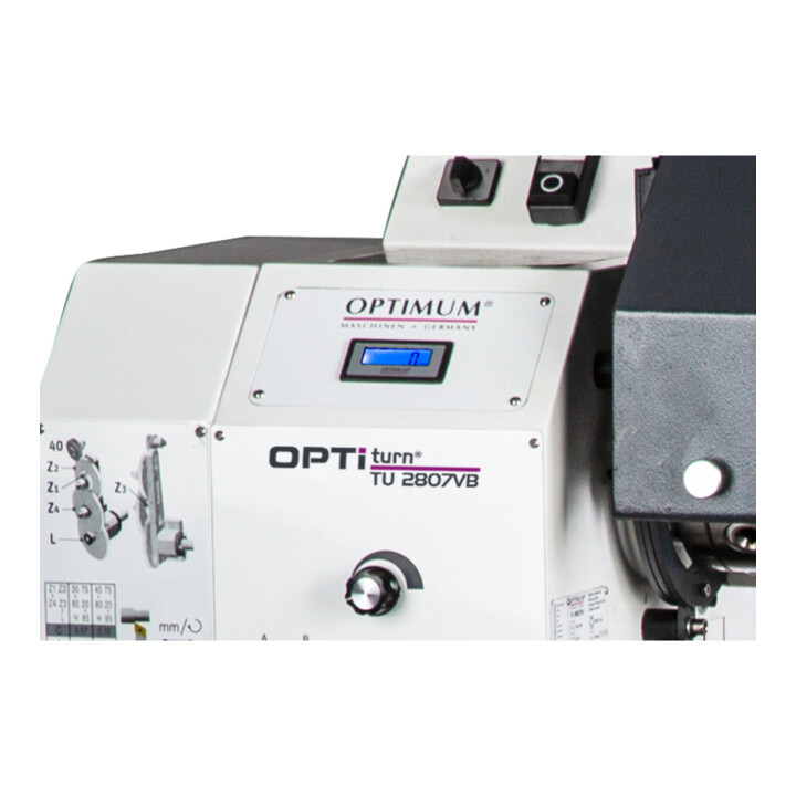 Optimum Leitspindeldrehmaschine OPTIturn 2807VB