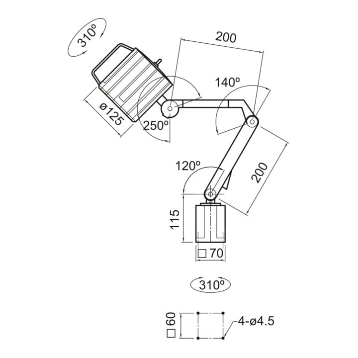 Optimum Maschinen- und Werkstattleuchte MWG 6-600 LED