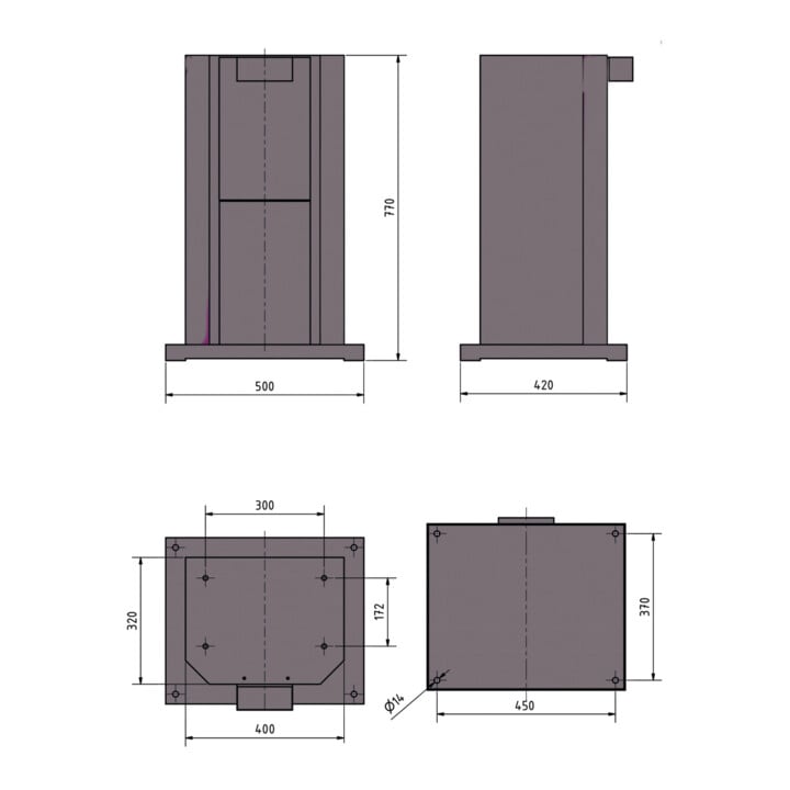 Optimum Maschinenunterbau GU 4
