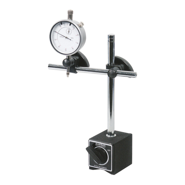 Optimum Messuhr 10mm Einspannschaft 8mm mattverchromt