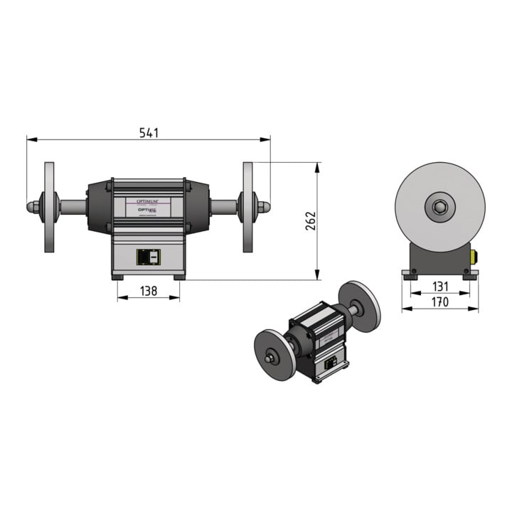 Optimum Poliermaschinen OPTIpolish GU 20P (230 V)