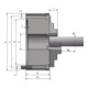 Optimum Vierbacken-Drehfutter BISON Ø 160mm DIN 6350 A2-4
