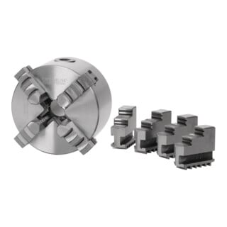 Optimum Vierbacken-Drehfutter Guss Camlock Ø200mm DIN ISO 702-2 einzelspannend