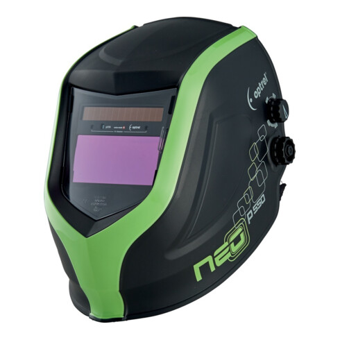 OPTREL Casque de soudeur neo p550 noir/vert