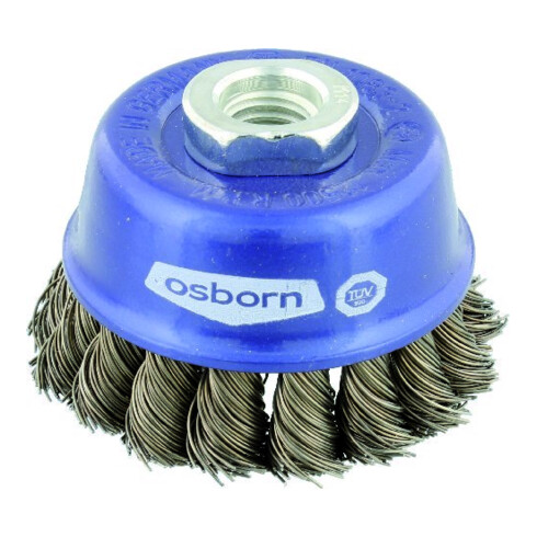 Osborn Brosse à coupe en acier torsadée M14 65 mm