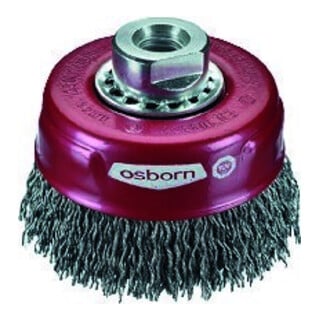 Osborn Brosse à coupe Xtreme acier 80x0,3mm ondulée