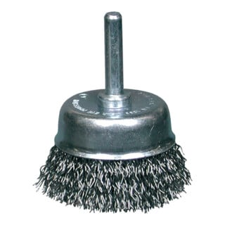 Osborn Brosse à coupelle acier 6 mm 75 mm grossière ondulée