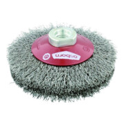 Osborn Brosse conique acier ondulé M14 100x20mm