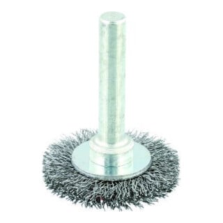 Osborn Brosse ronde acier Ø 6 mm 70 mm ondulée