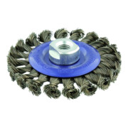 Osborn Brosse ronde fil d'acier 115x12mm M14x2, crantée