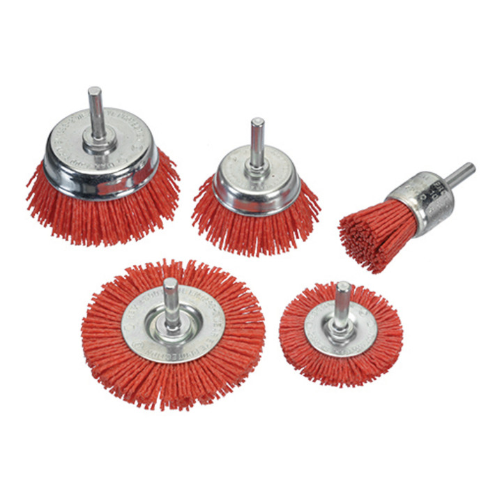 Osborn DIY Bürsten Set 5-teilig, abrasiver Besatz