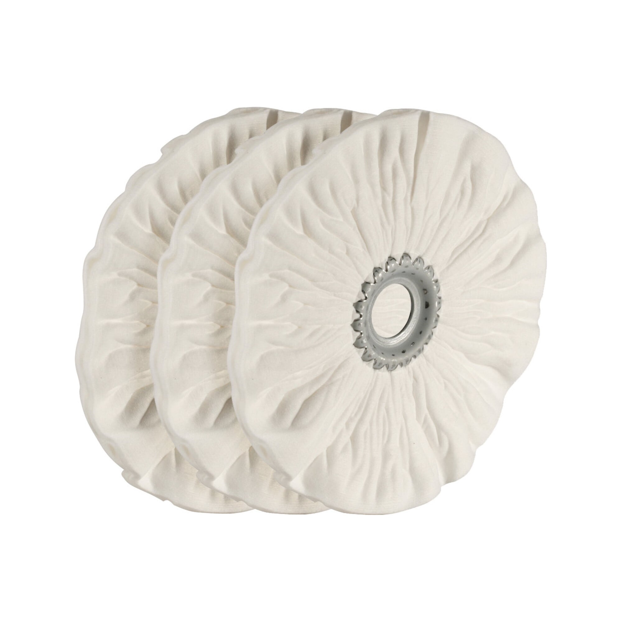 Osborn Feinst-Poliervlies Tuchring-Set, 3-teilig zum Abglänzen, Ring- 150 mm