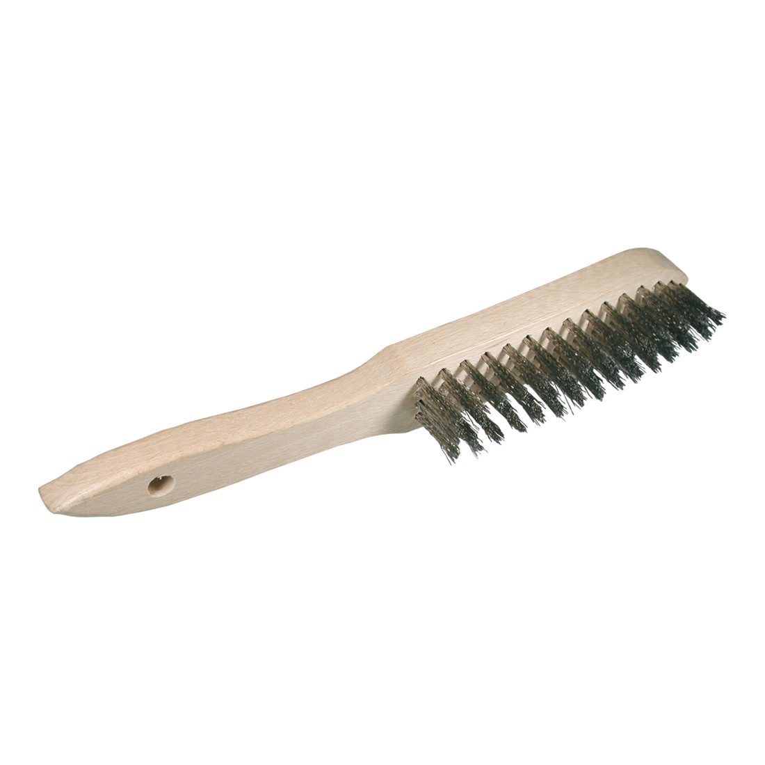 Osborn Spazzola con impugnatura 295/145, filo di acciaio inossidabile crimpato 0,30mm T25 Corpo in legno / 3 file