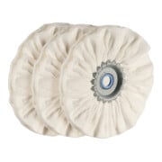 Osborn Jeu de 3 disques en tissu de polissage pour lissage,⌀ bague: 100 mm-1