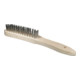 Osborn Pennello a bacchetta 295/145, filo liscio in acciaio inox 0,30mm T25 Corpo in legno / 3 file-1