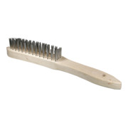 Osborn Pennello a bacchetta 295/145, filo liscio in acciaio inox 0,30mm T25 Corpo in legno / 4 file-1