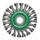 Osborn rondborstel D115x12, boring 22,2 mm, geknoopt roestvrij staaldraad 0,50 mm T23 fitting groen-1