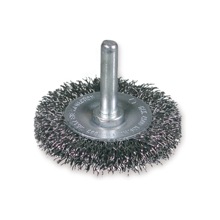 Osborn Rundbürste D100x17, Schaft 6 mm, gewellter Stahldraht 0,30 grob T22 Do-It-Yourself