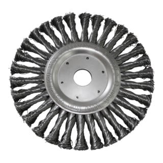 Osborn Rundbürste D178x13, Bohrung 22,2 mm, gezopfter Stahldraht 0,50 mm T42