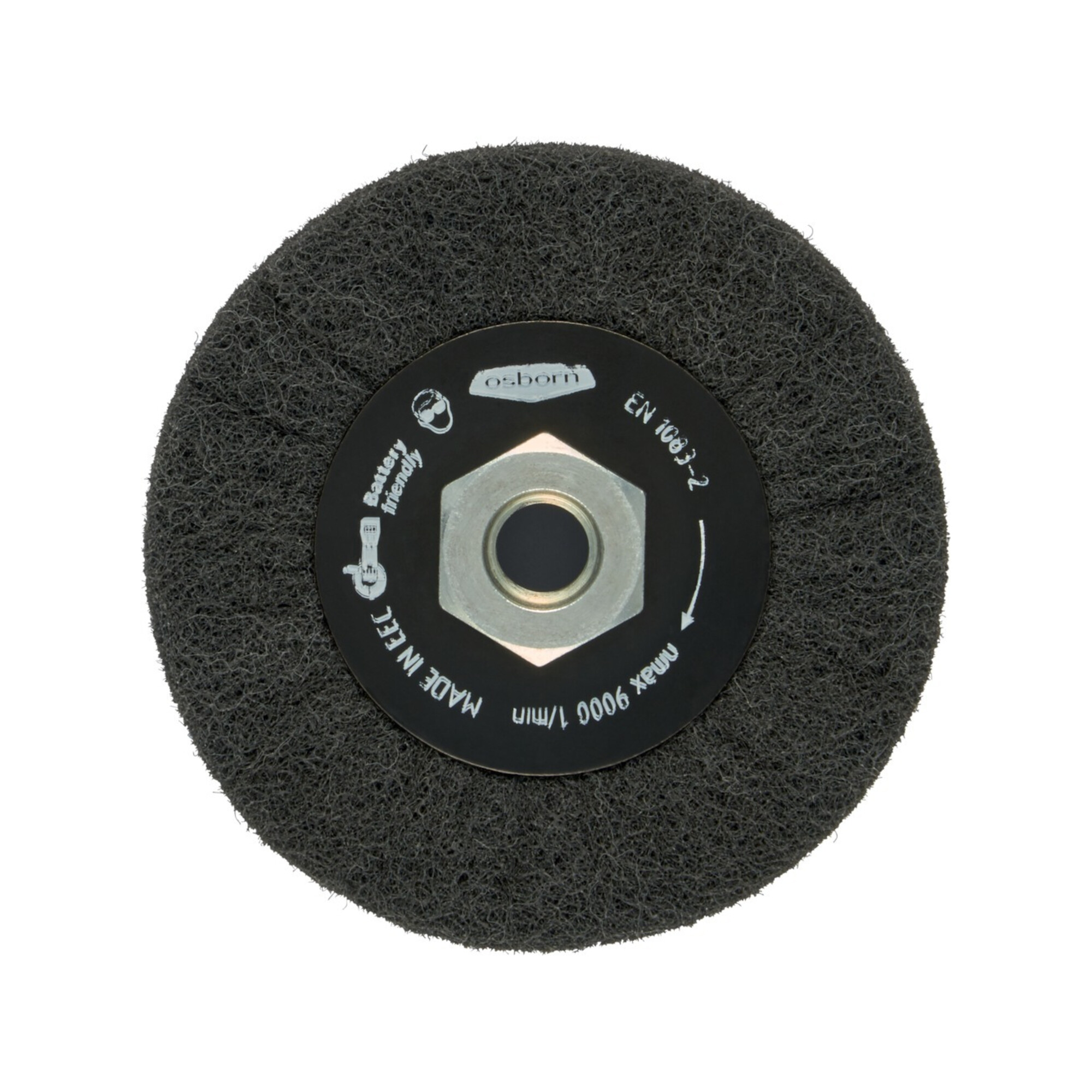 Osborn Satinierring 100mm, Vlies, fine