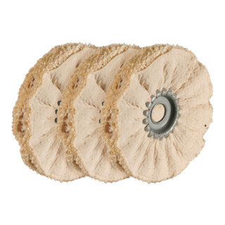 Osborn Set di anelli in tessuto Sisal, 3pz., con impregnatura per prelucidatura, Ring-⌀150mm