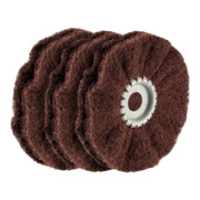 Osborn Set di anelli in vello abrasivo, 3pz. (A), per pulizia e opacizzazione grossolana, ⌀100mm