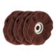 Osborn Set di anelli in vello abrasivo, 3pz. (A), per satinatura medio-fine, ⌀150mm-1