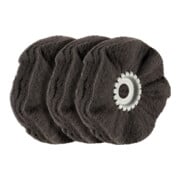 Osborn Set di anelli in vello abrasivo, 3pz. (SiC), per satinatura fine, ⌀100mm