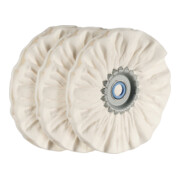 Osborn Set di anelli in vello per lucidatura, 3pz. per livellare, ⌀100mm