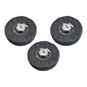 Osborn Set di satinatura 3pz. EVOLUTION per smerigliatrici angolari regolabili e utensili a batteria