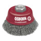 Osborn Topfbürste D60, Gewinde M14x2,0 gewellter Stahldraht 0,30 mm T21