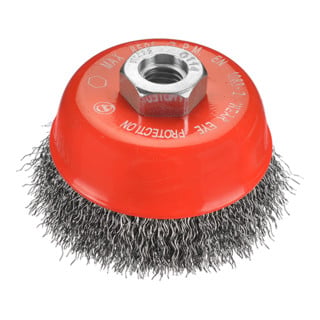 Osborn Topfbürste D60, Gewinde M14x2,0 gewellter Stahldraht 0,30 mm T21
