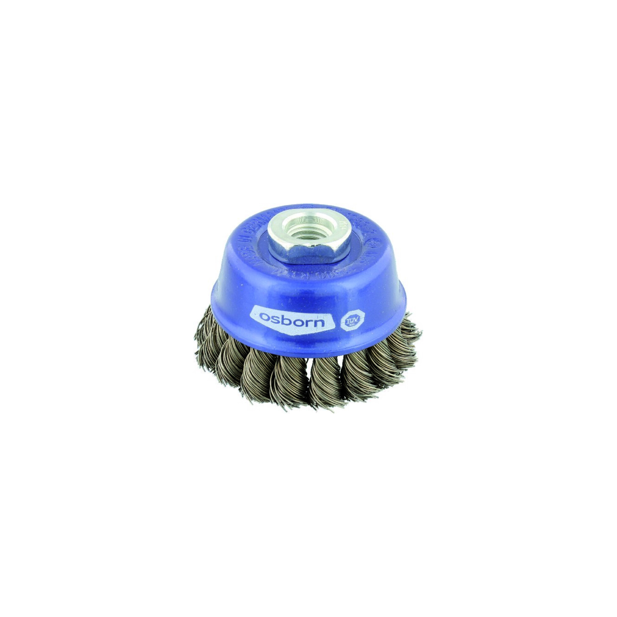 Osborn Topfbürste Stahld. M14 65mm gezopft