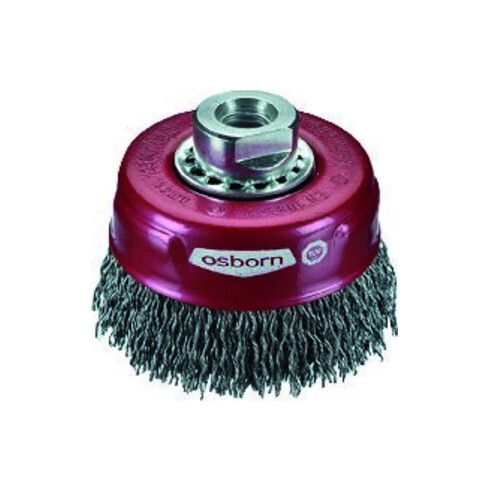 Osborn Topfbürste Xtreme Stahl 80x0,3mm gewellt