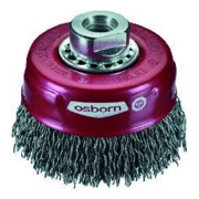 Osborn Topfbürste Xtreme Stahl 80x0,3mm gewellt