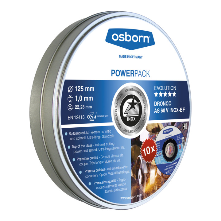 Osborn Trennscheibe AS60V Inox 125x1,0x22,23 mm T41