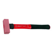 OSCA Koperen hamer met driecomponenten-steel, Gewicht zonder steel: 1500 g