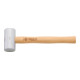 OSCA Marteau en aluminium cylindrique avec manche en hickory 1500g-1