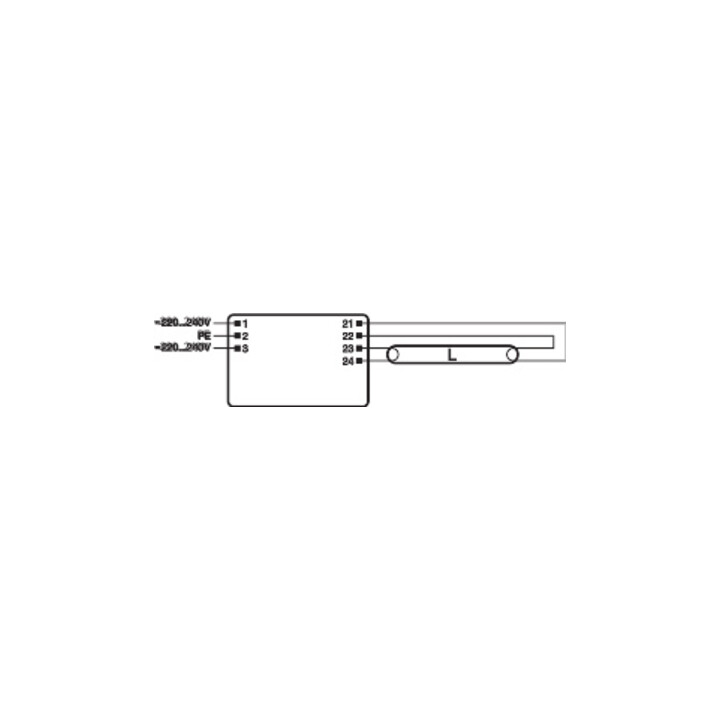 OSRAM Ballast électronique EVG QTP5 1x80/220-240