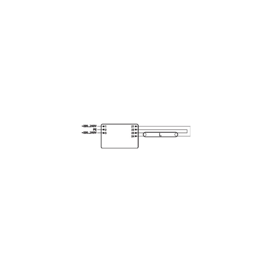OSRAM Ballast électronique EVG QTP5 1x80/220-240