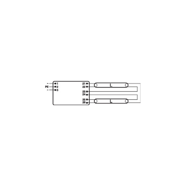 OSRAM Ballasts électroniques EVG QT-FIT8 2X58/220-240