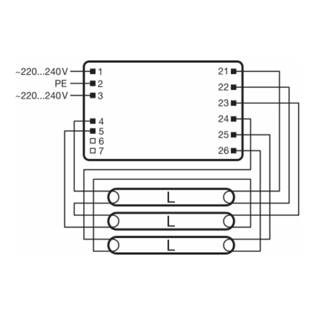 OSRAM Ballasts électroniques EVG QT-FIT83/4X18220-240