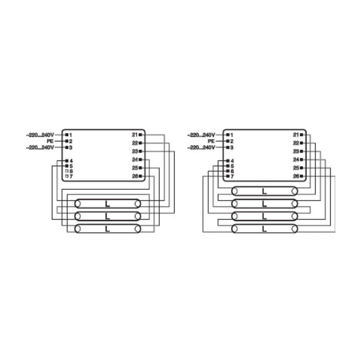 OSRAM Ballasts électroniques EVG QT-FIT83/4X18220-240