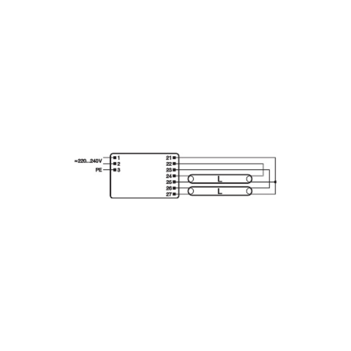 OSRAM Ballasts électroniques EVG QTi 2x14/24/21/39GII