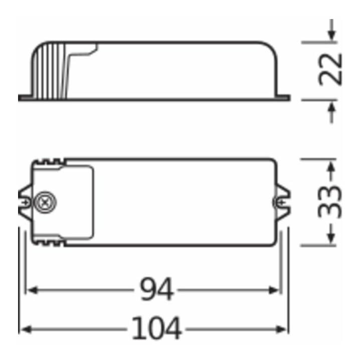 OSRAM BETRIEBSGERÄTE Elektronischer Trafo HTN 75/230-240 I